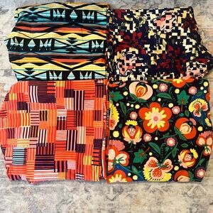 LuLaRoe TC2 Colorful‎ leggings set
